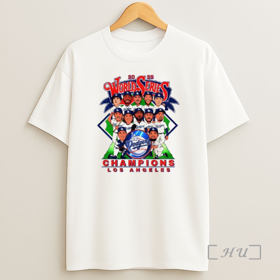Officials Los Angeles Dodgers Cartoon All Team World Series Champions 2025 Premium Shirt Sweatshirt Tee