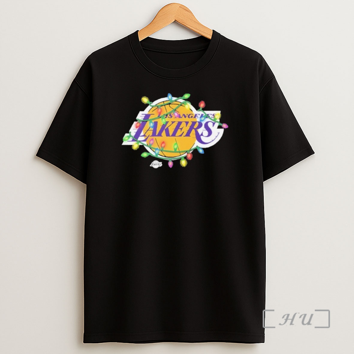 Officials Los Angeles Lakers Logo Light Christmas Premium Shirt Sweatshirt Tee