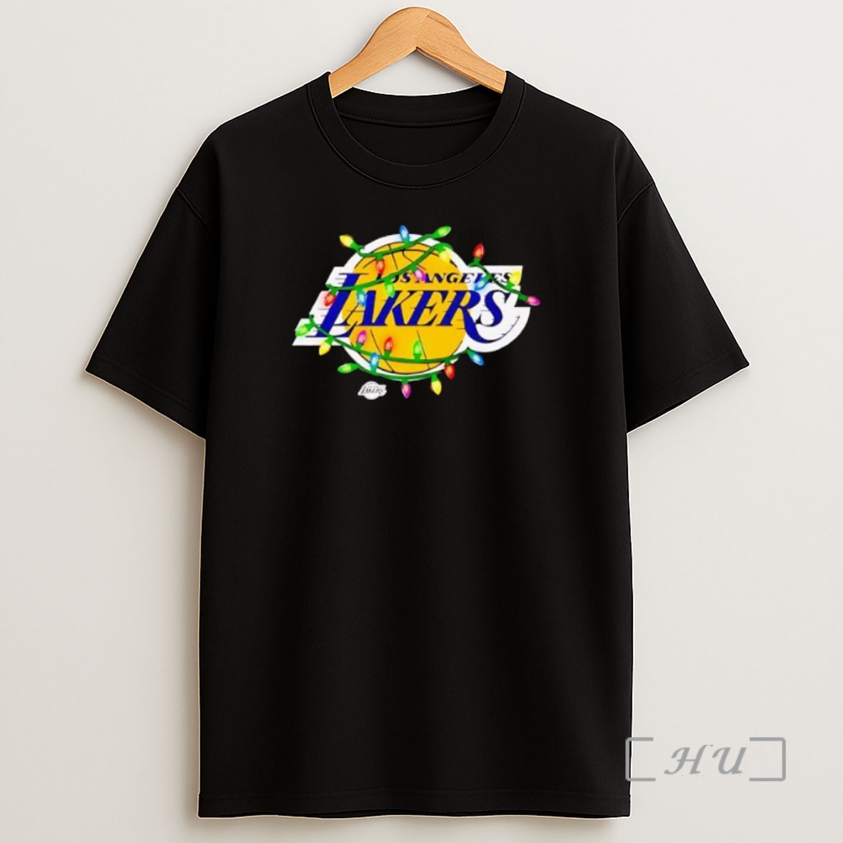Officials Los Angeles Lakers Logo Lights Merry Christmas Premium Shirt Sweatshirt Tee