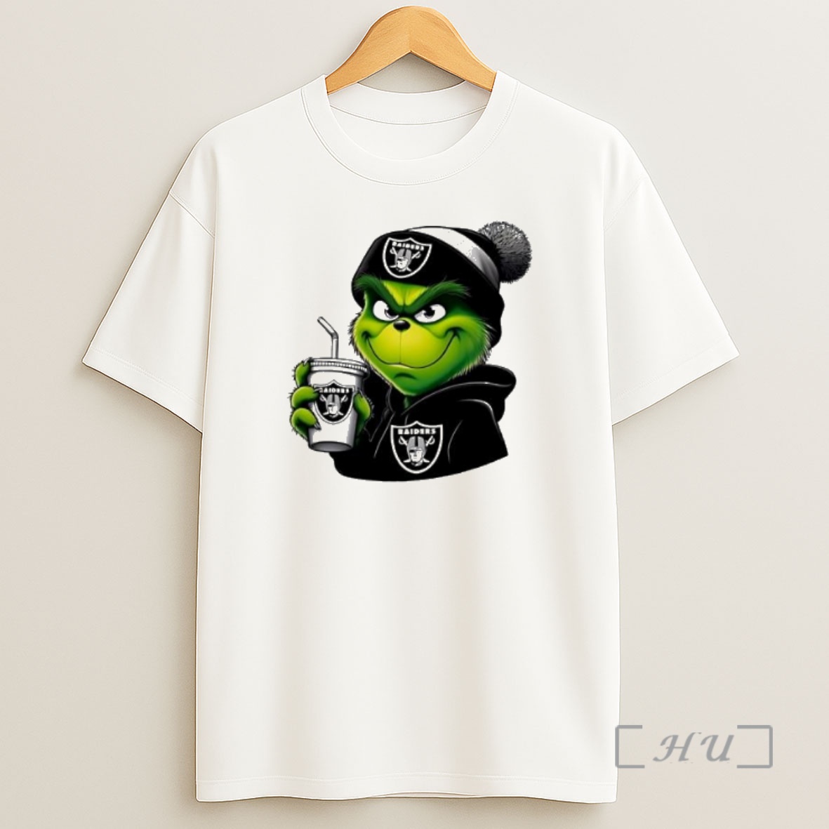 Officials Los Angeles Raider Grinch Christmas Milk Tea Premium Shirt Sweatshirt Tee