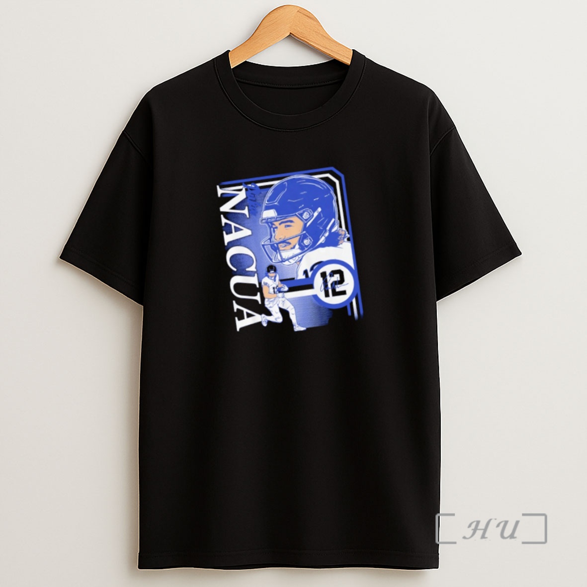Officials Los Angeles Rams Puka Nacua 12 Collage Frame Autographed Premium Shirt Sweatshirt Tee