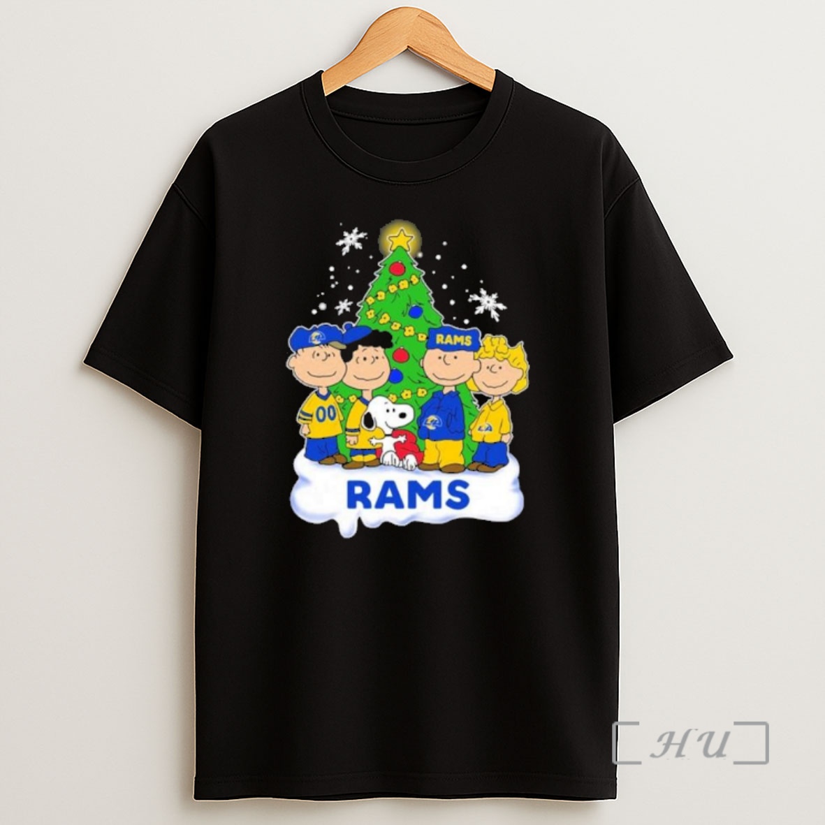 Officials Los Angeles Rams X The Peanuts Christmas 2025 Premium Shirt Sweatshirt Tee