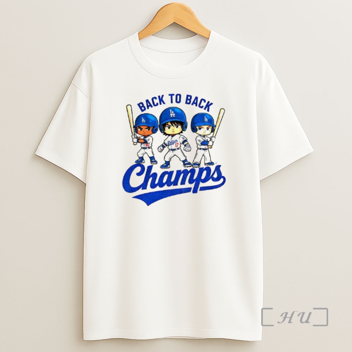 Officials Los Angles Dodgers Baseball Back To Back Champs Cartoon Premium Shirt Sweatshirt Tee