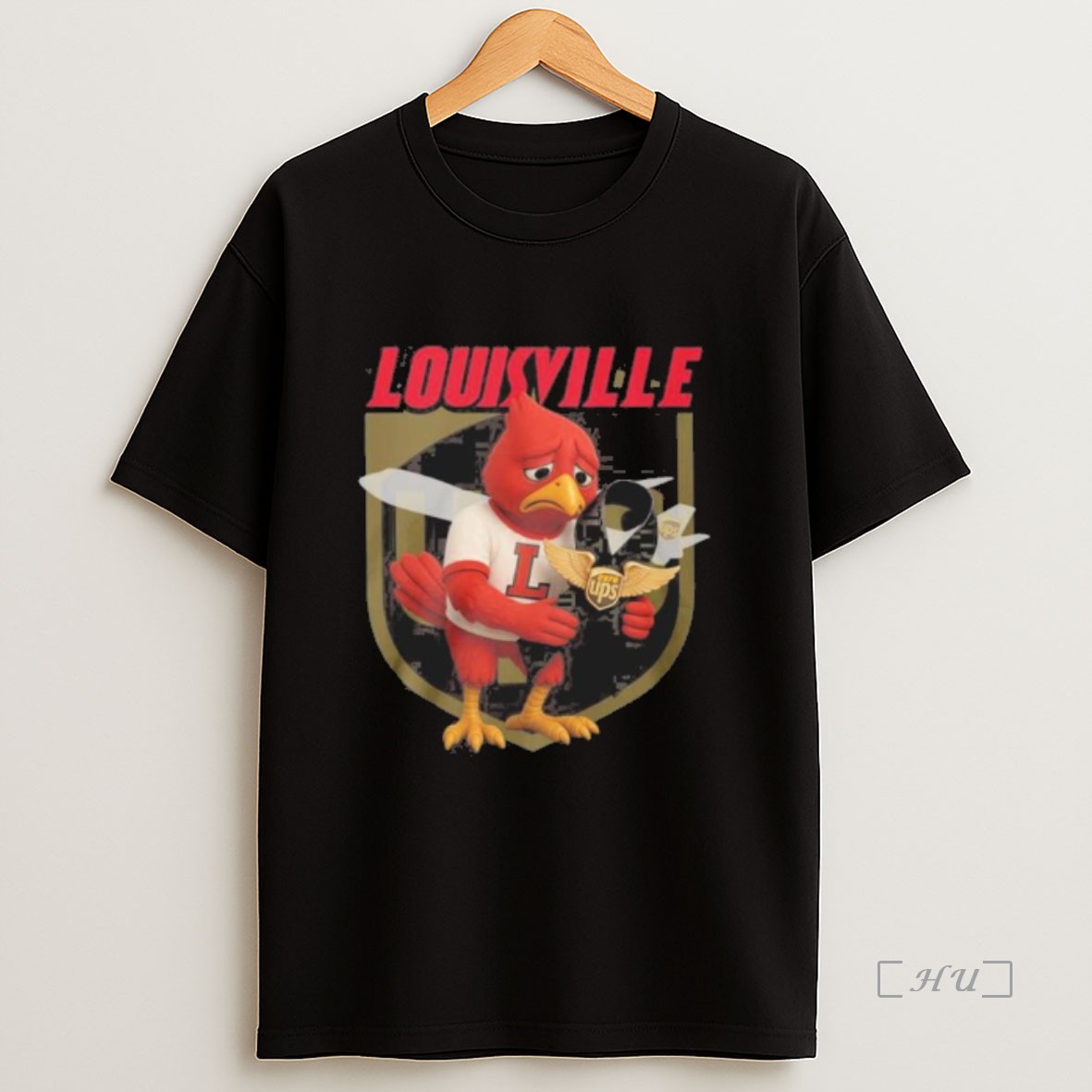 Officials Louisville Cardinals Sad Ups Ribbon Mascot Premium Shirt Sweatshirt Tee