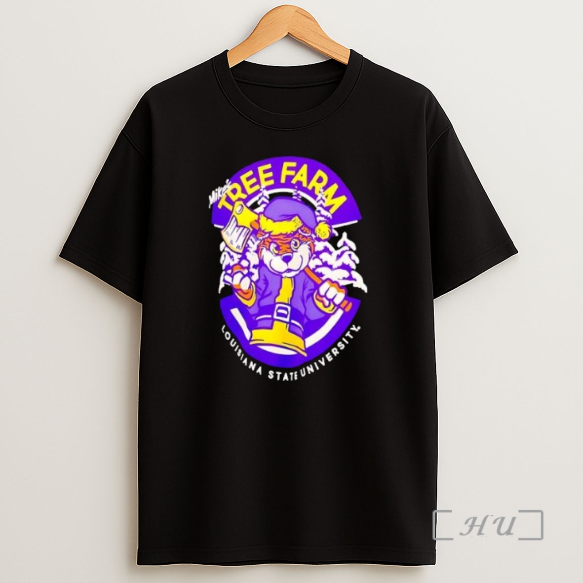 Officials Lsu Tigers Tree Farm Christmas Mascot Premium Shirt Sweatshirt Tee
