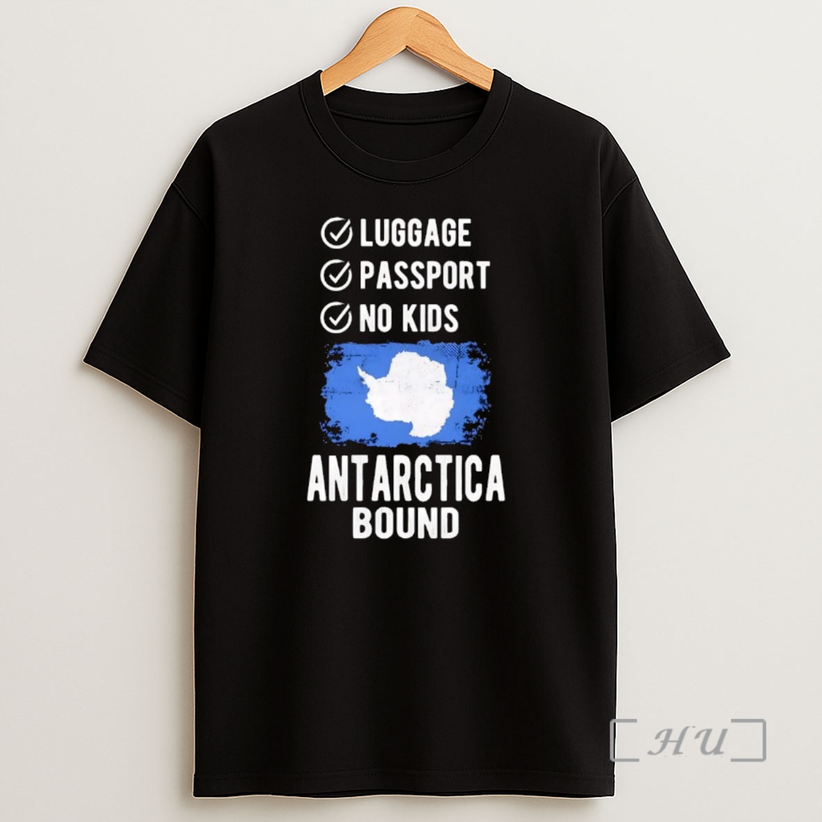 Officials Luggage Passport No Kids Antarctica Bound Premium Shirt Sweatshirt Tee