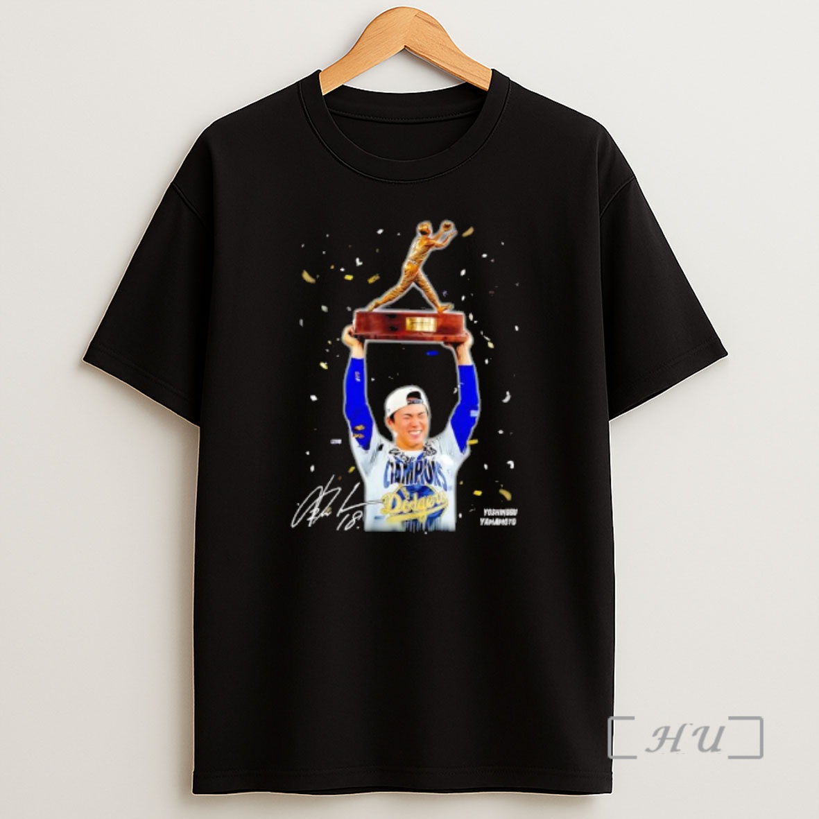 Officials Mvp Yoshinobu Yamamoto Dodgers Signature Premium Shirt Sweatshirt Tee