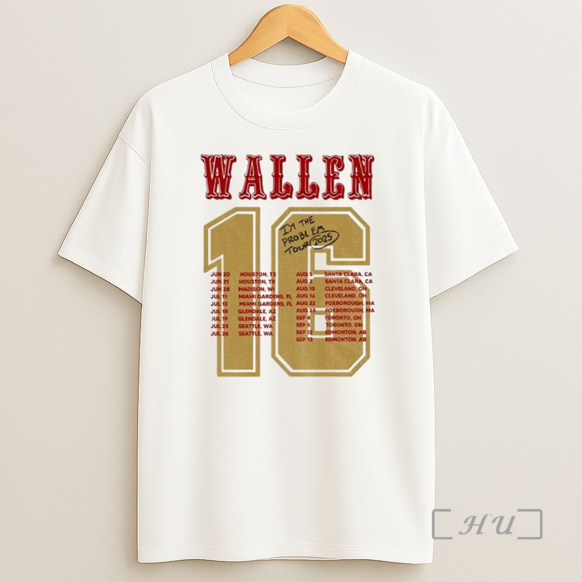 Officials Mw Morgan Wallen 49ers Im The Problem Schedule Premium Shirt Sweatshirt Tee