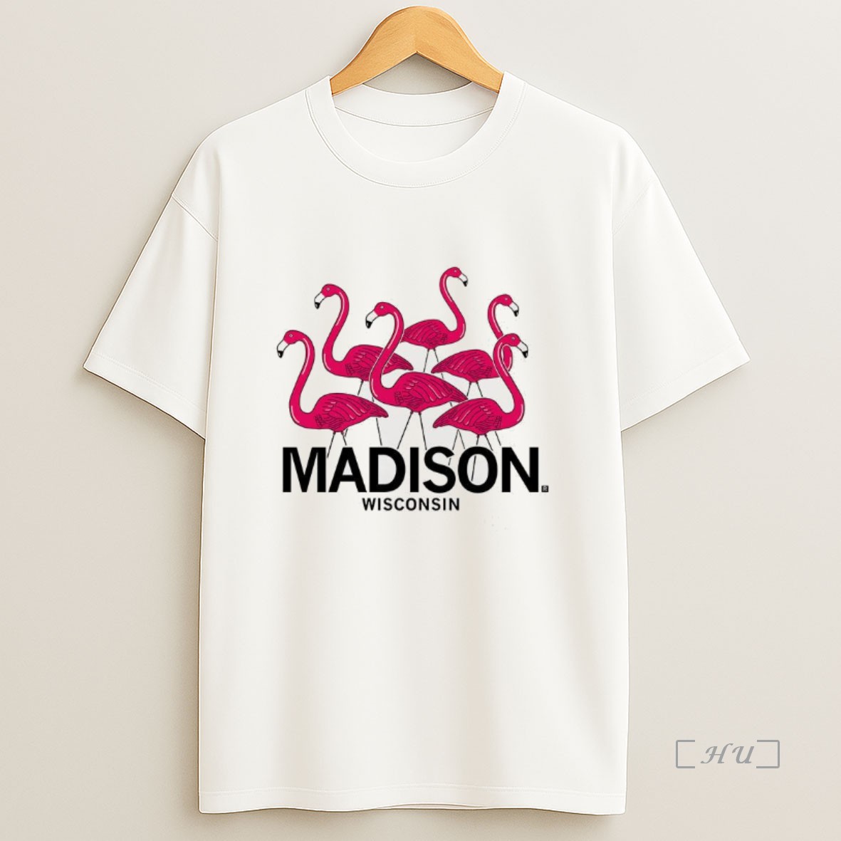 Officials Madison Wisconsin Flock Of Flamingos Premium Shirt Sweatshirt Tee