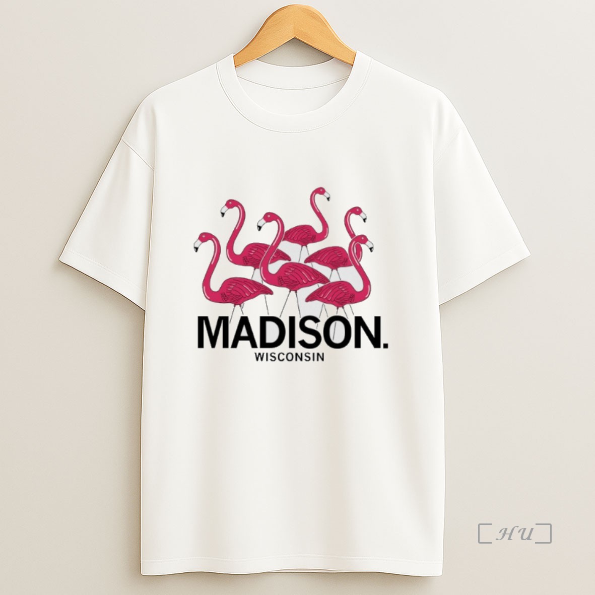 Officials Madison Wisconsin Loves Pink Flamingos Premium Shirt Sweatshirt Tee