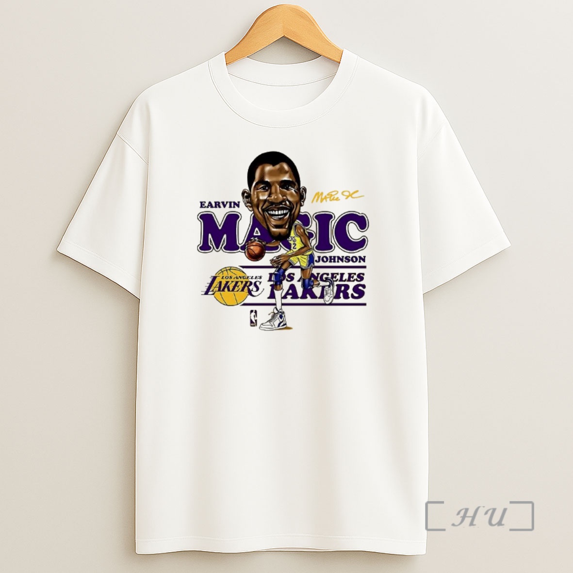Officials Magic Johnson Johnson Los Angeles Lakers Vintage Signature Premium Shirt Sweatshirt Tee