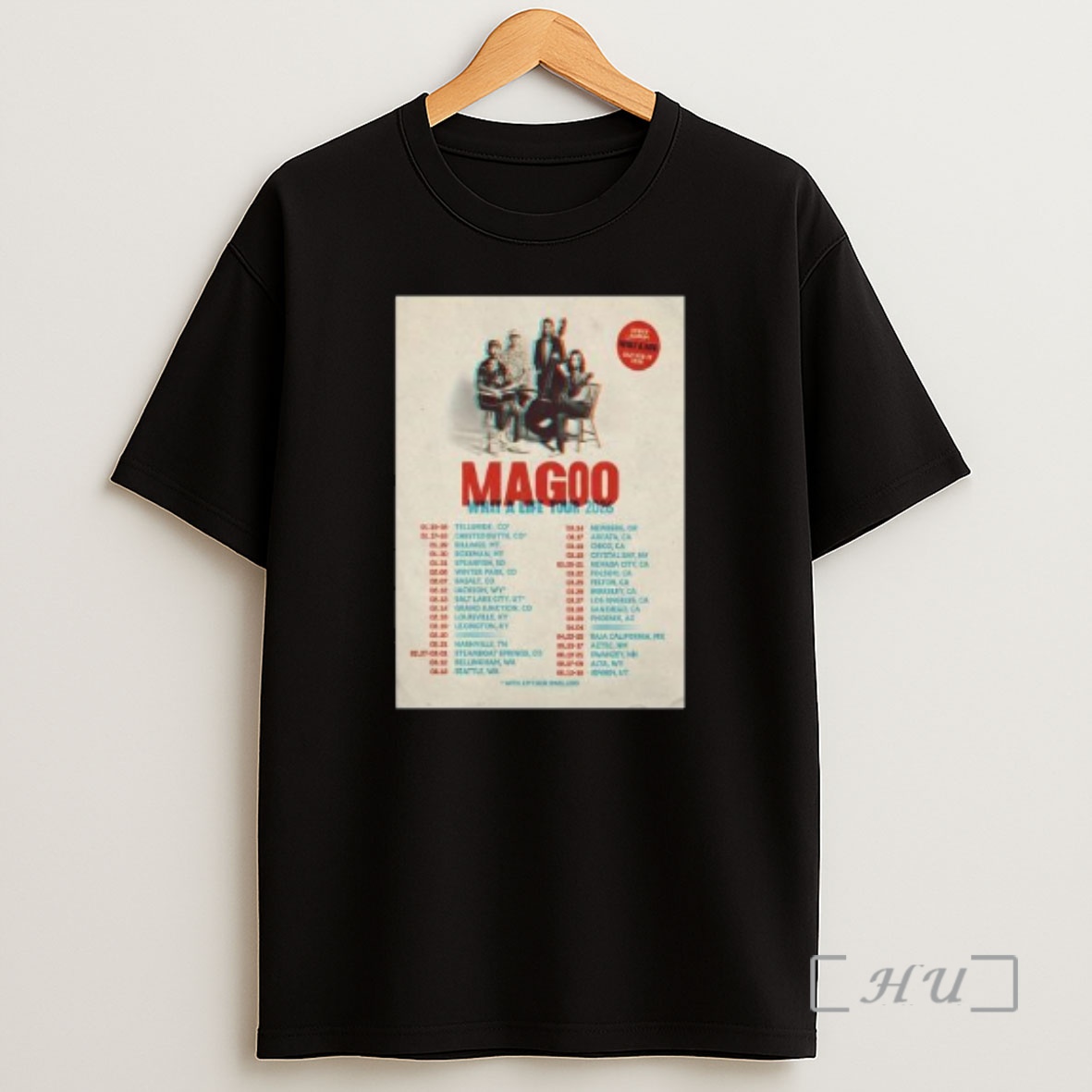 Officials Magoo What A Life Tour 2026 Circle Black Premium Shirt Sweatshirt Tee