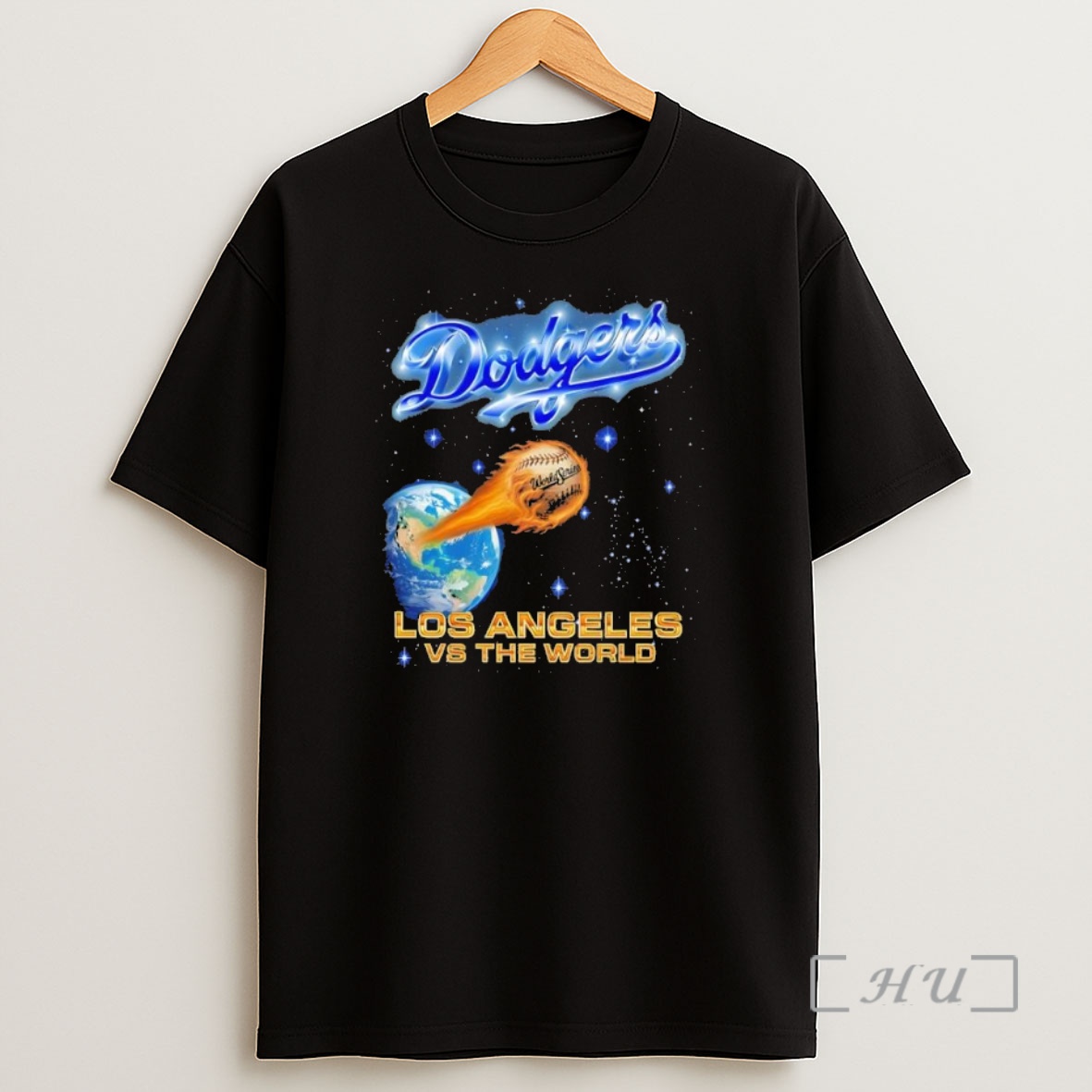 Officials Majormade X Dodgers Drop Los Angeles Vs The World Galaxy Black Premium Shirt Sweatshirt Tee