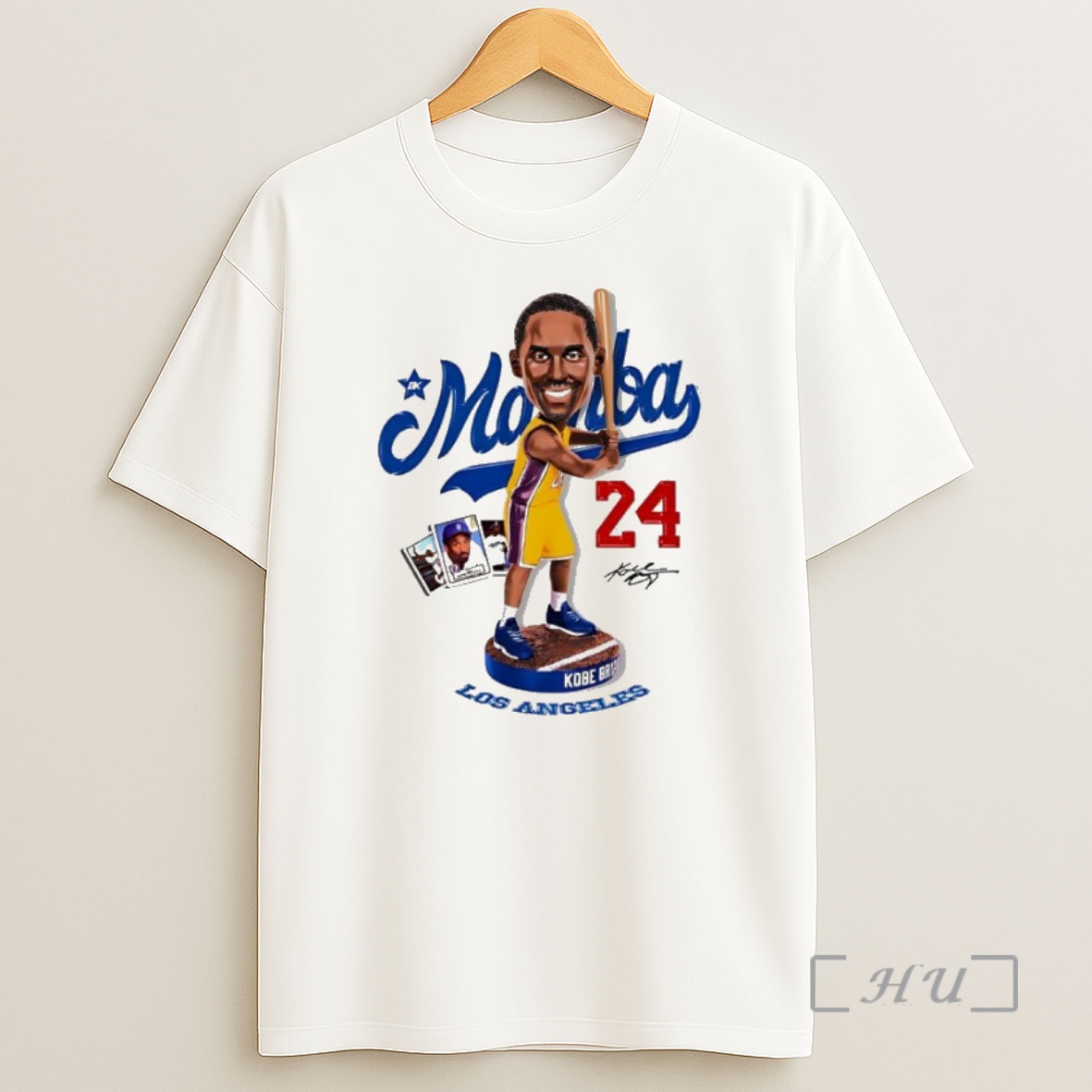 Officials Mamba Bobblehead Kobe Cartoon 24 Dodgers Premium Shirt Sweatshirt Tee