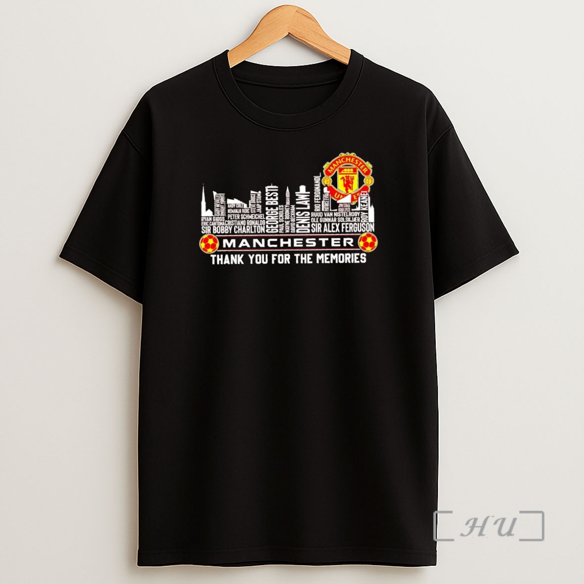 Officials Manchester Fc Players Names Skyline Thank You For The Memories Premium Shirt Sweatshirt Tee