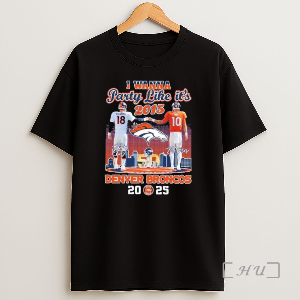 Officials Manning Vs Bo Nix I Wanna Party Like Its 2016 Denver Broncos 2025 Premium Shirt Sweatshirt Tee