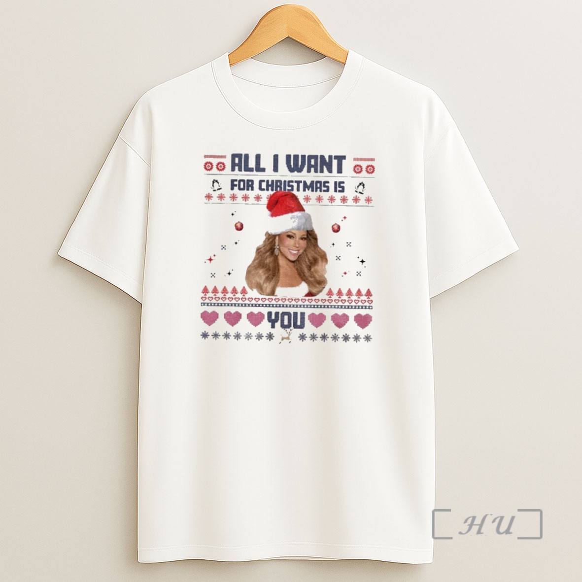Officials Mariah Carey All I Want For Christmas Is You Funny Christmas Ugly Premium Shirt Sweatshirt Tee