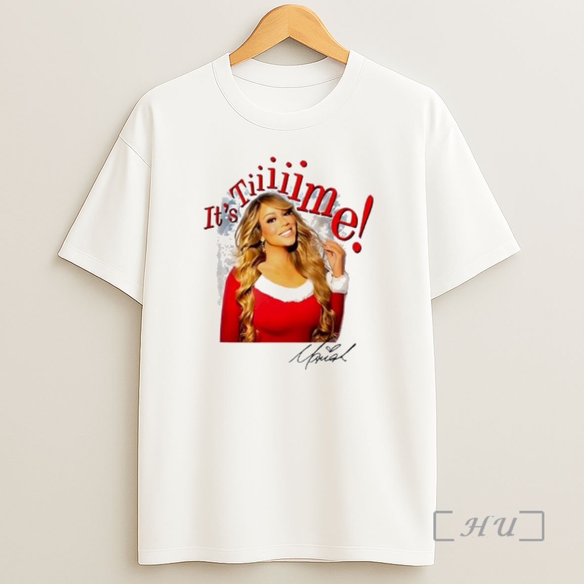 Officials Mariah Carey Xmas 2025 Its Time Signature Premium Shirt Sweatshirt Tee