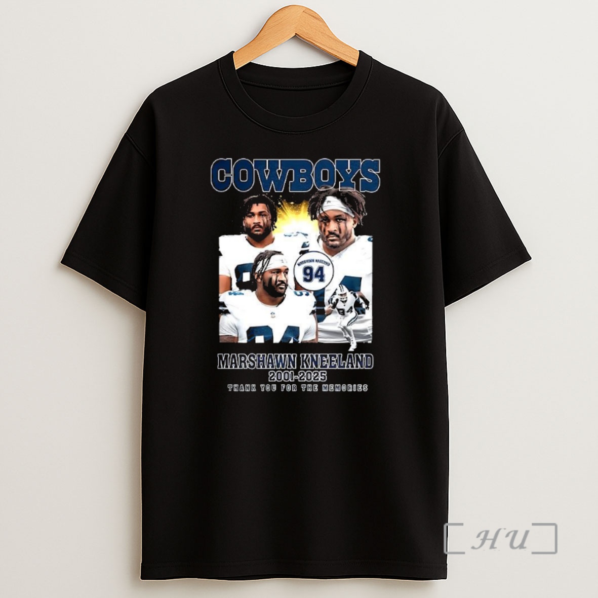Officials Marshawn Kneeland Dallas Cowboys Number 94 2001 2025 Thank You For The Memories Premium Shirt Sweatshirt Tee