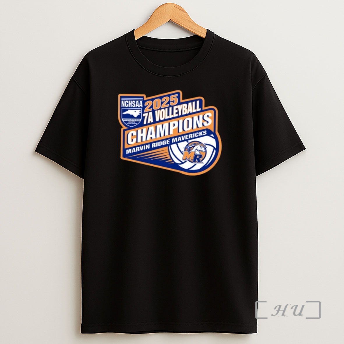 Officials Marvin Ridge Mavericks 2025 Nchsaa 7a Volleyball Champions Premium Shirt Sweatshirt Tee