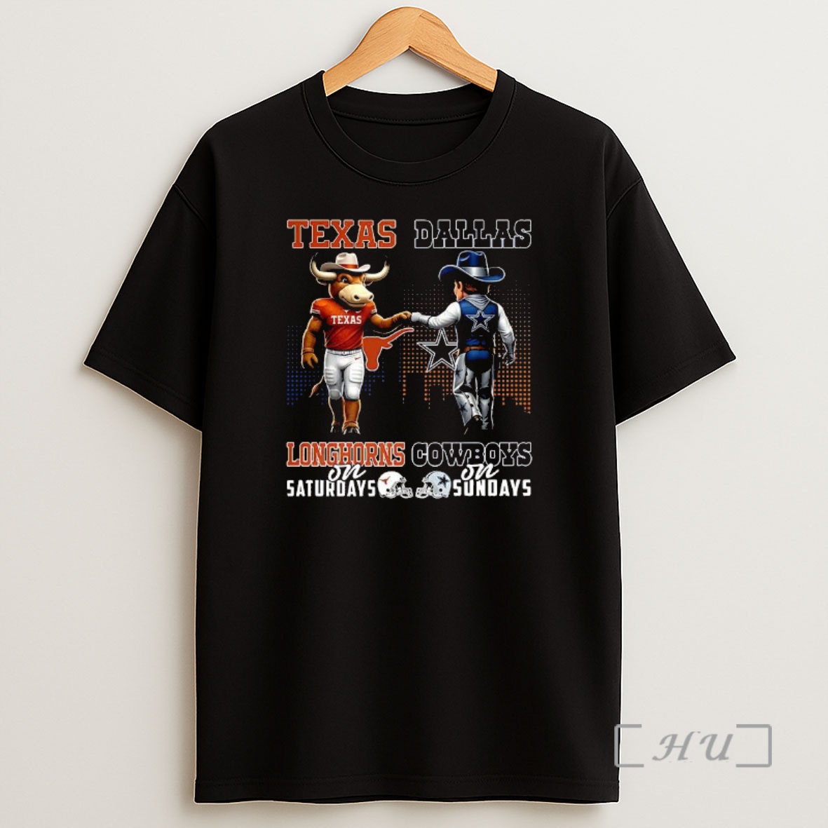 Officials Mascot Texas Longhorns On Saturdays And Dallas Cowboys And Sundays Premium Shirt Sweatshirt Tee