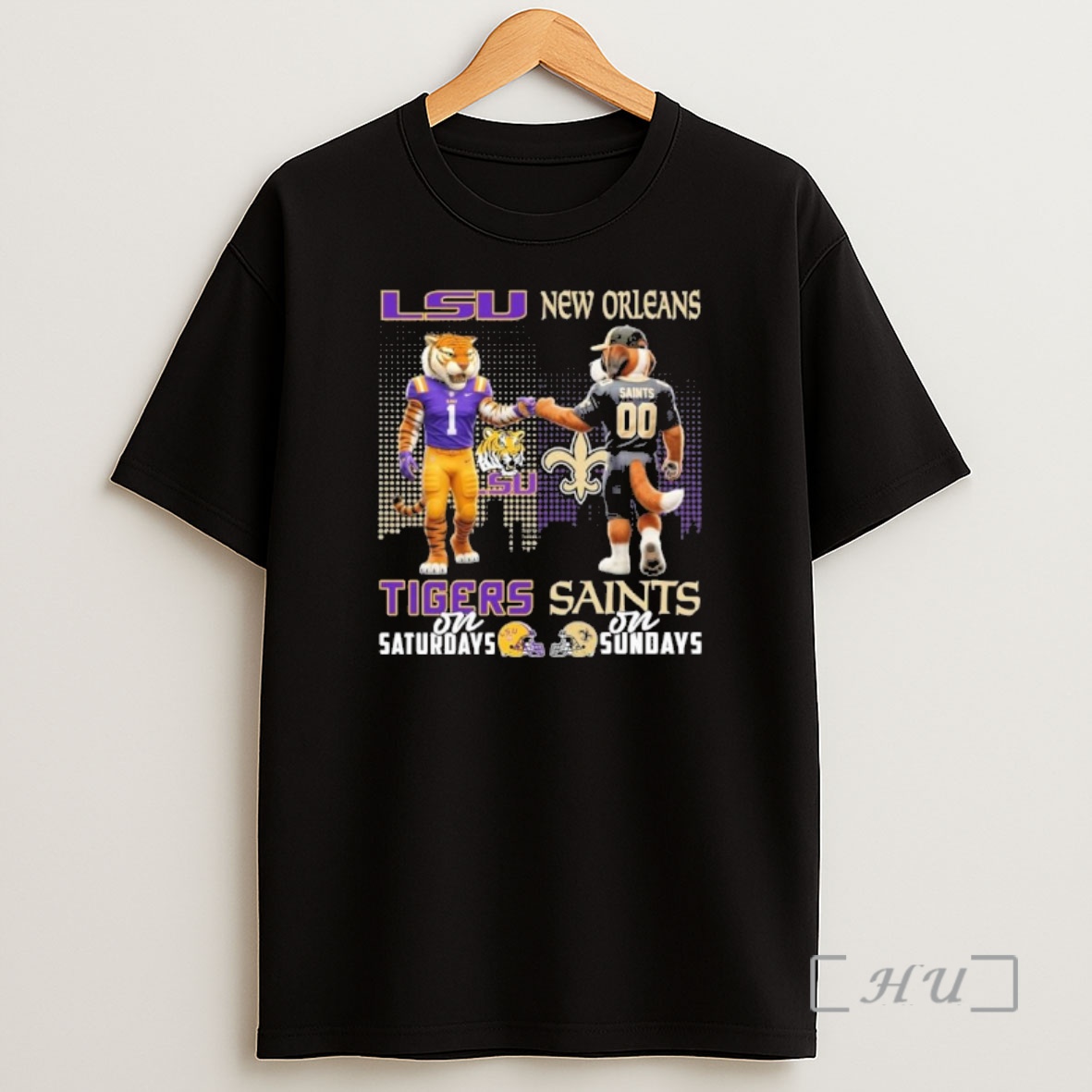 Officials Mascots Lsu Tigers On Saturday And Saints On Sundays Premium Shirt Sweatshirt Tee