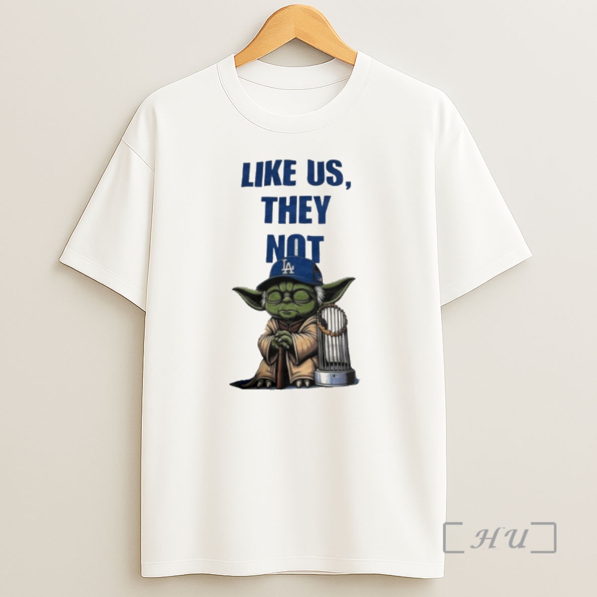Officials Master Yoda Los Angeles Dodgers Like Us They Not Premium Shirt Sweatshirt Tee