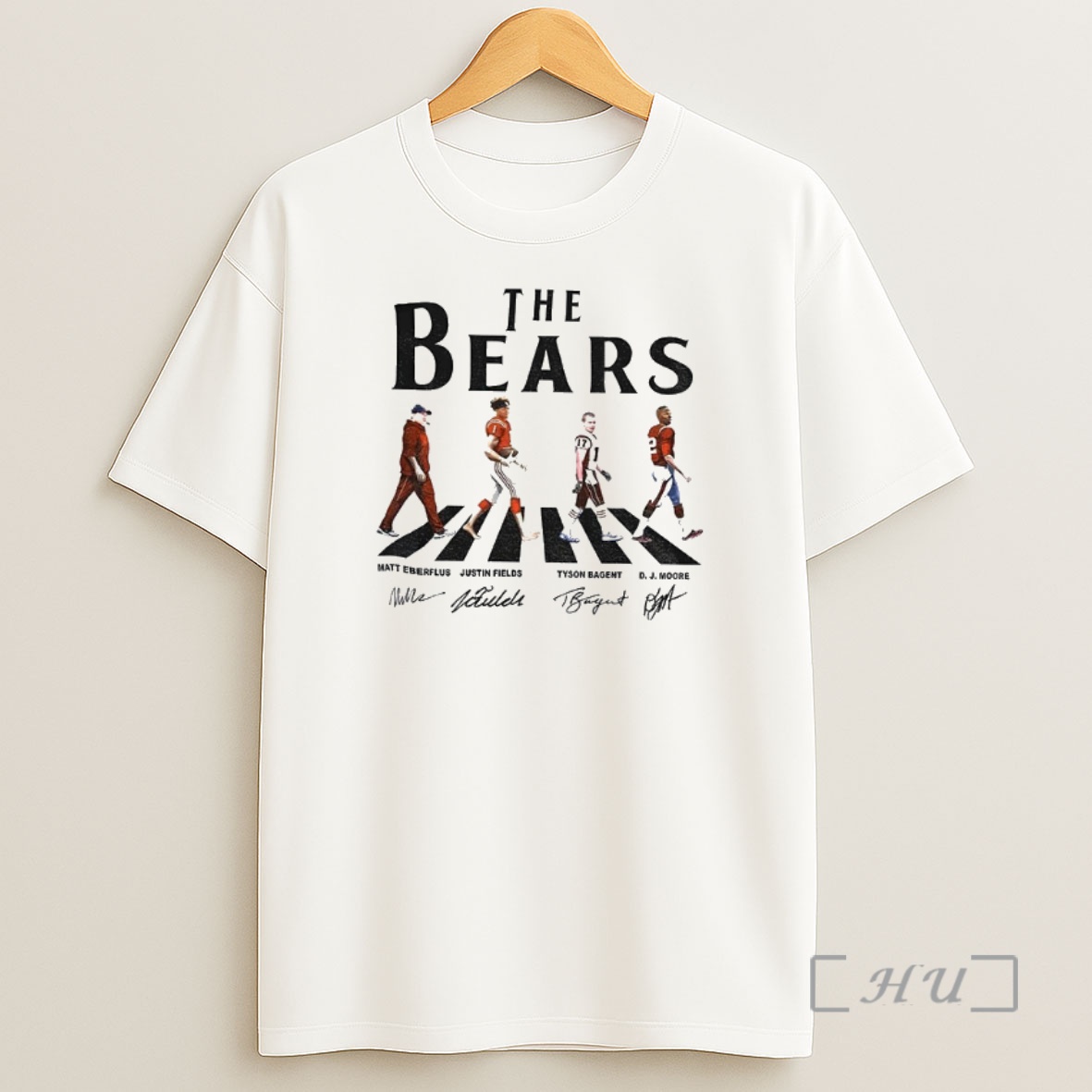 Officials Matt Eberflus Justin Fields Tyson Bagent And D J Premium Shirt Sweatshirt Tee