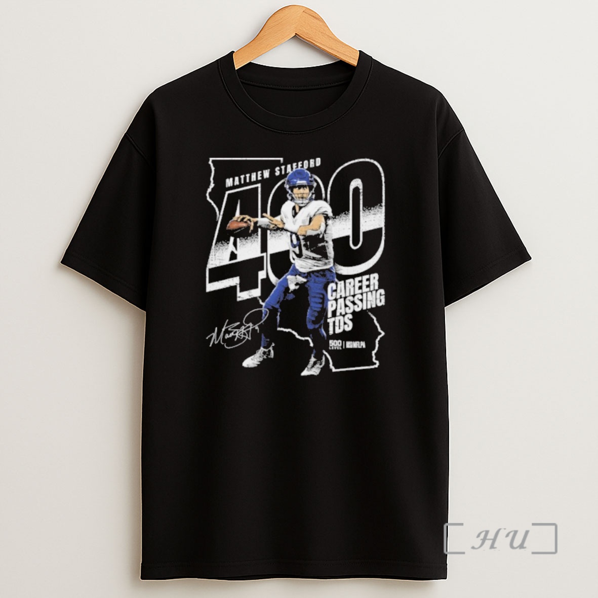 Officials Matthew Stafford Los Angeles Rams 400 Club Premium Shirt Sweatshirt Tee