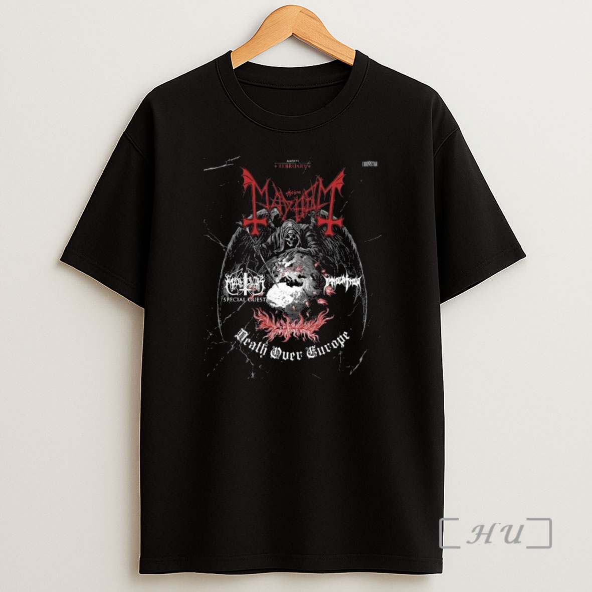 Officials Mayhem Death Engraving 26th February 2026 Premium Shirt Sweatshirt Tee
