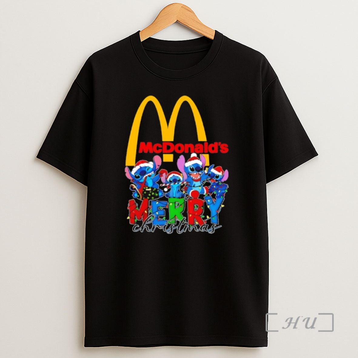 Officials Mcdonalds X Stitch Lightning Merry Christmas 2025 Premium Shirt Sweatshirt Tee