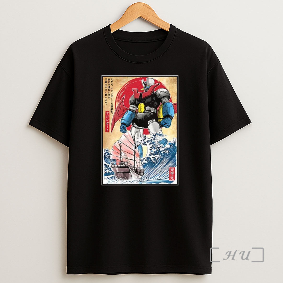 Officials Mecha Z Go Nagai Anime Big Waves Off Kanagawa Japanese Style Premium Shirt Sweatshirt Tee