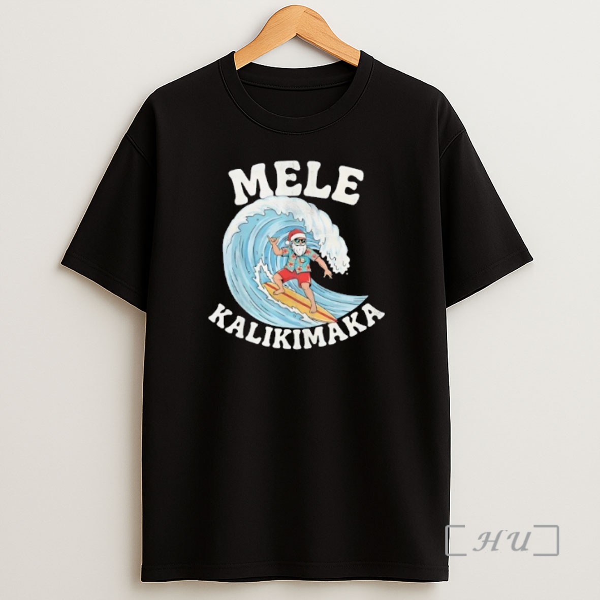 Officials Mele Kalikimaka Santa Surfing Hawaii Christmas Vintage Premium Shirt Sweatshirt Tee