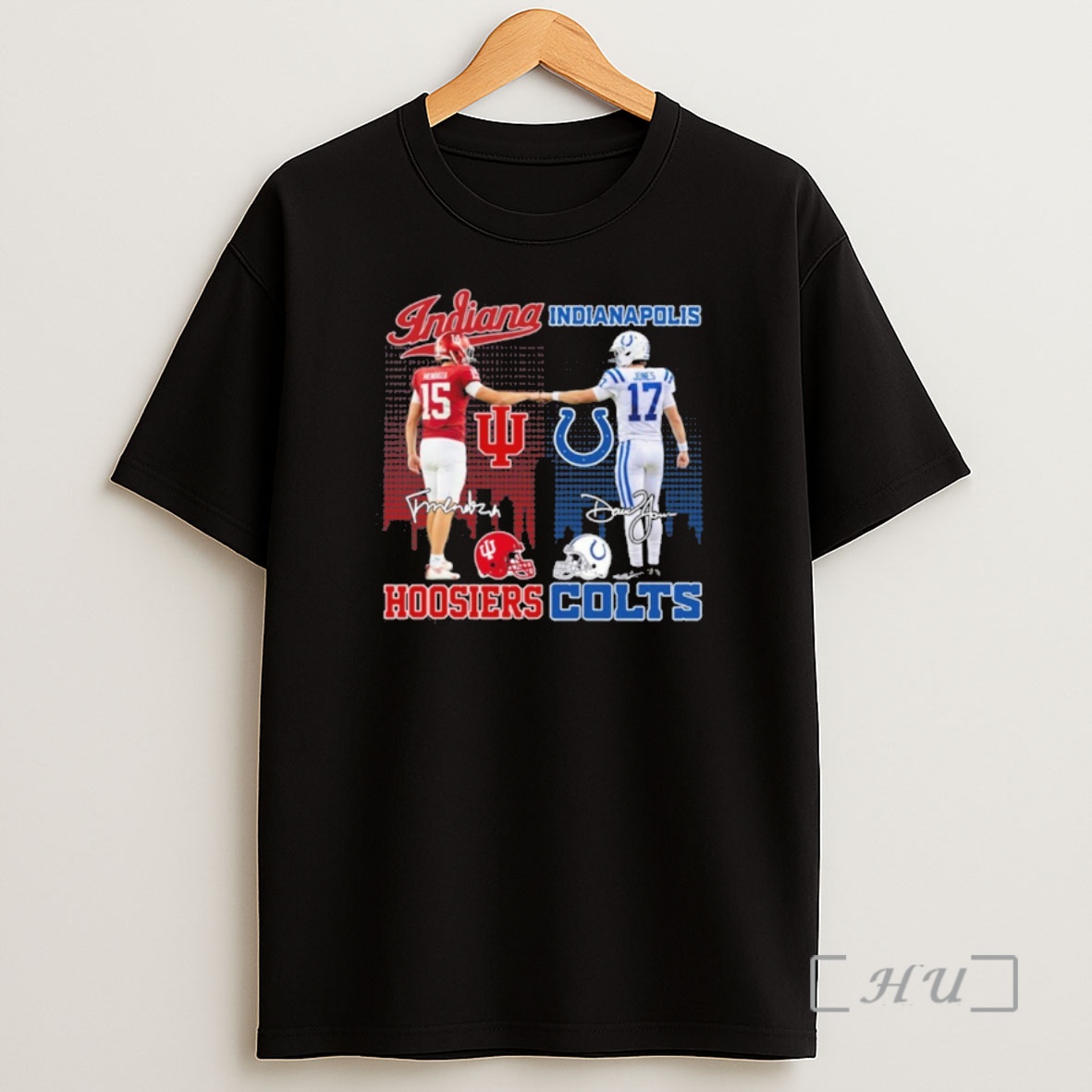 Officials Mendoza Indiana Hoosiers On Saturdays And Jones Indianapolis Colts On Sundays Premium Shirt Sweatshirt Tee