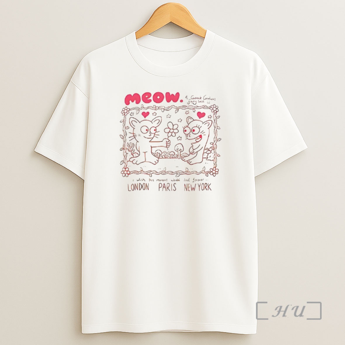Officials Meow London Paris New York Premium Shirt Sweatshirt Tee