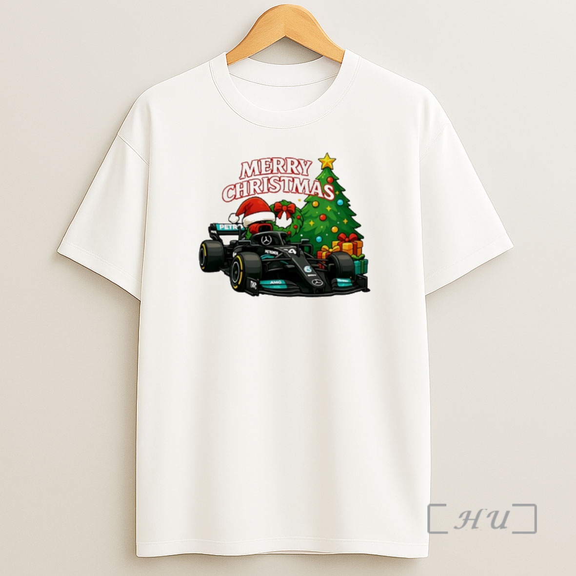 Officials Mercedes F1 Christmas Tree Santa Hat 2025 Premium Shirt Sweatshirt Tee