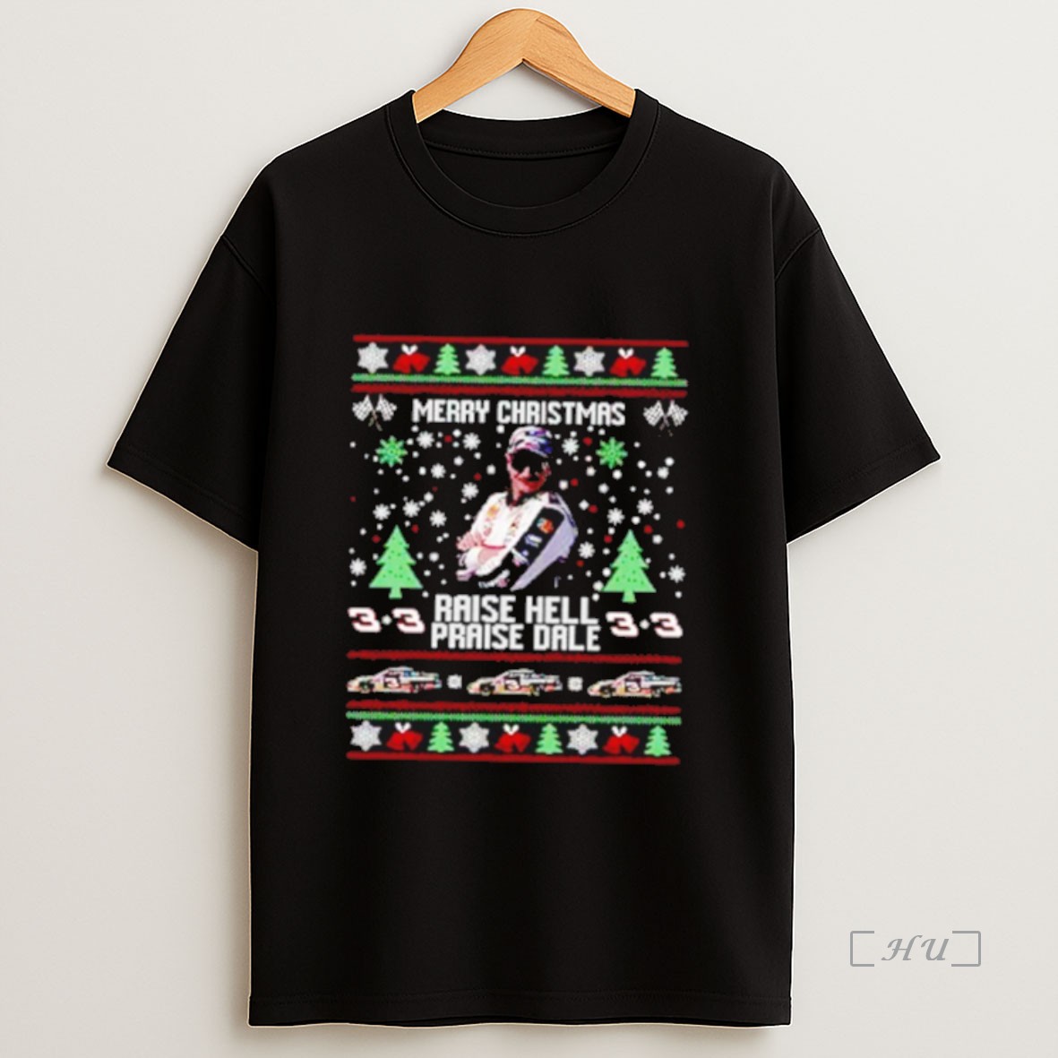 Officials Merry Christmas Raise Hell Praise Dale Earnhardt Premium Shirt Sweatshirt Tee