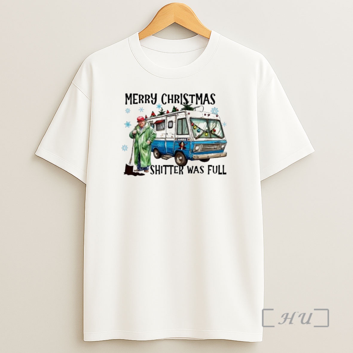 Officials Merry Christmas Shitter Was Full Trump President Premium Shirt Sweatshirt Tee