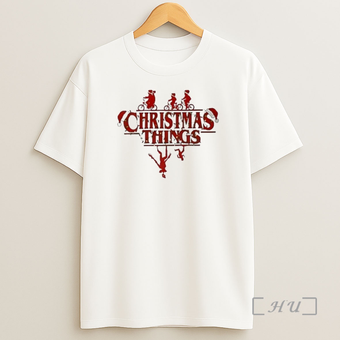 Officials Merry Christmas Stranger Things Horror Movie Premium Shirt Sweatshirt Tee