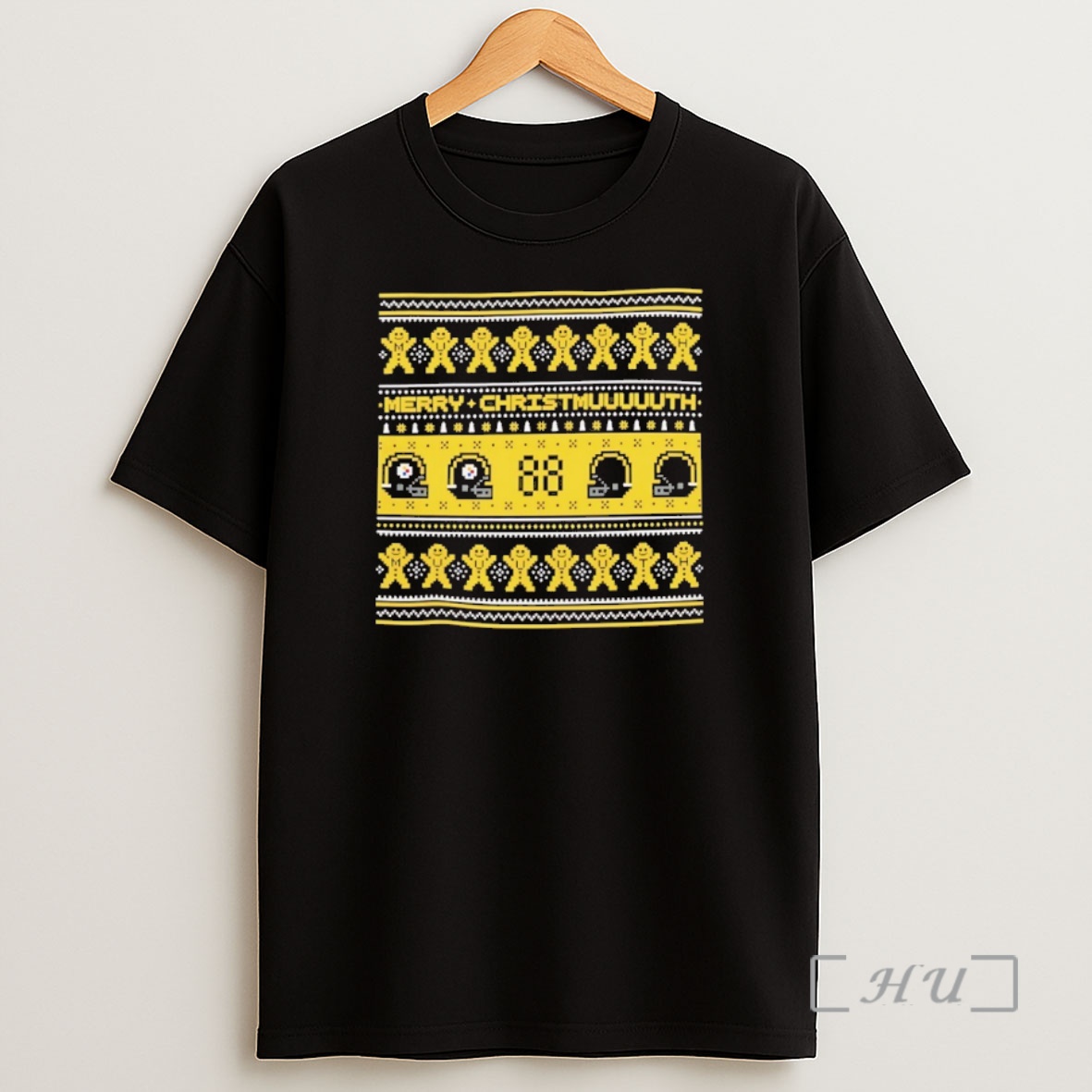 Officials Merry Christmuuuuuth Pat Freiermuth Steelers Ugly Premium Shirt Sweatshirt Tee