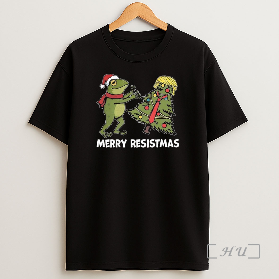 Officials Merry Resistmas Frog Fdt Christmas Caricature Premium Shirt Sweatshirt Tee