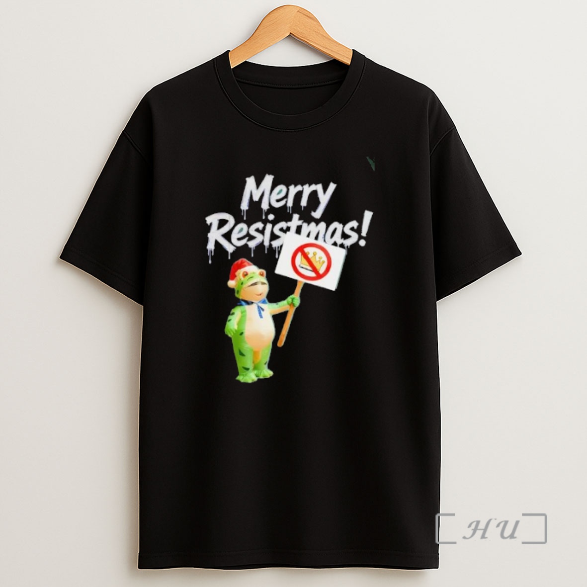 Officials Merry Resistmas Frog No Kings Premium Shirt Sweatshirt Tee