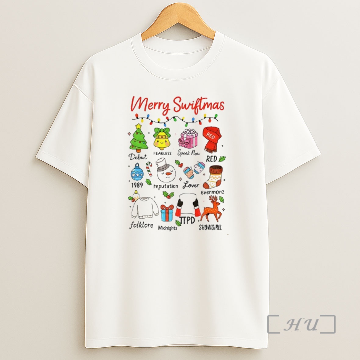 Officials Merry Swiftmas Debut Fearless Speak Now Red 1989 Reputation Merry Christmas Premium Shirt Sweatshirt Tee