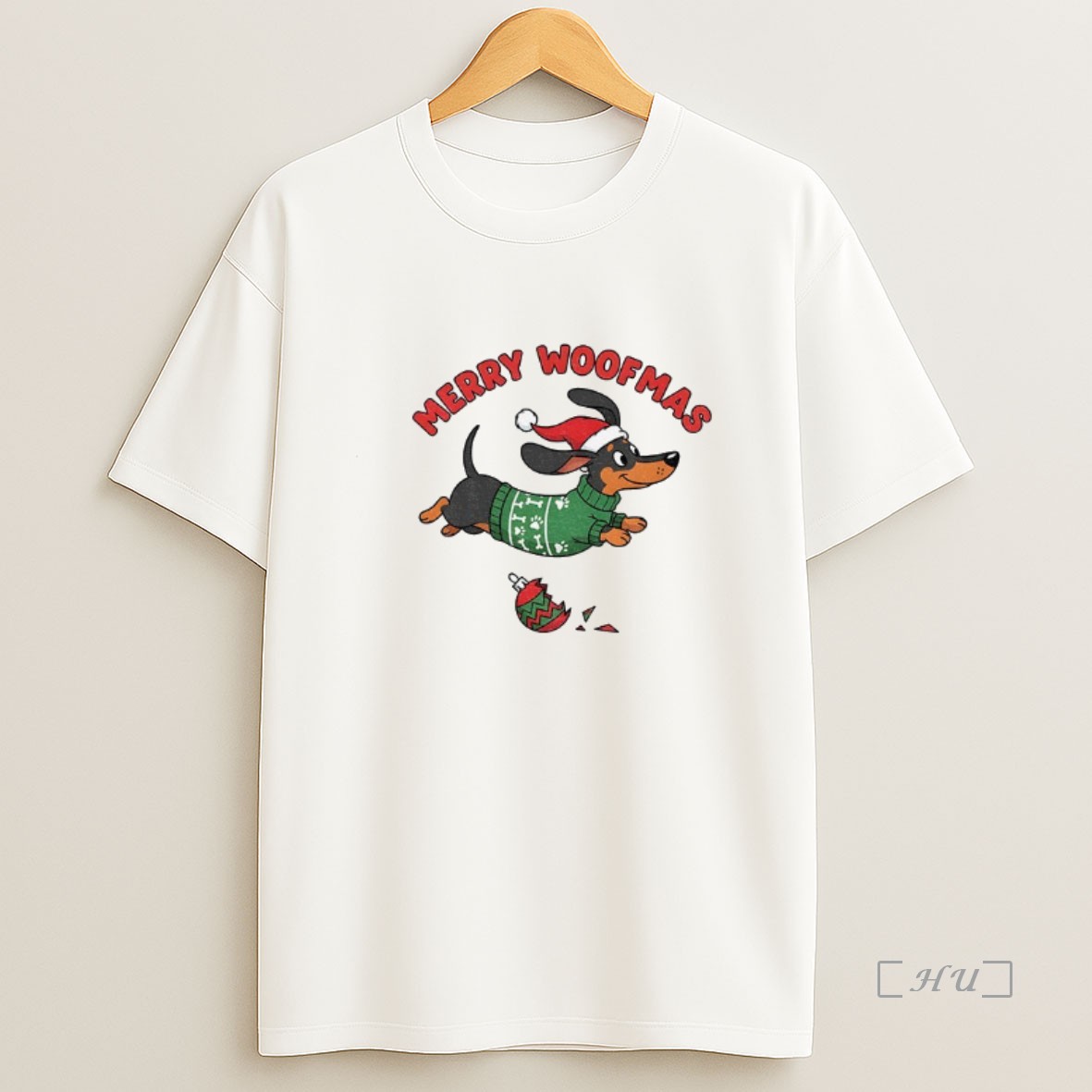 Officials Merry Woofmas Dachshund Christmas Premium Shirt Sweatshirt Tee