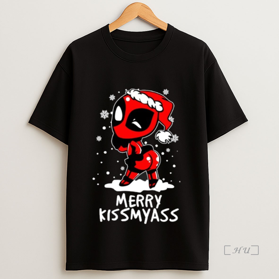 Officials Merry Kiss My Ass Deadpool Christmas Santa Premium Shirt Sweatshirt Tee