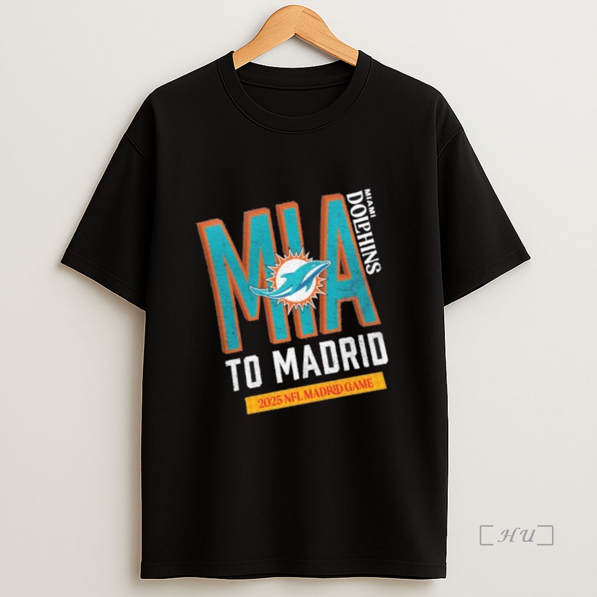 Officials Miami Dolphins 2025 To Madrid We Go Premium Shirt Sweatshirt Tee