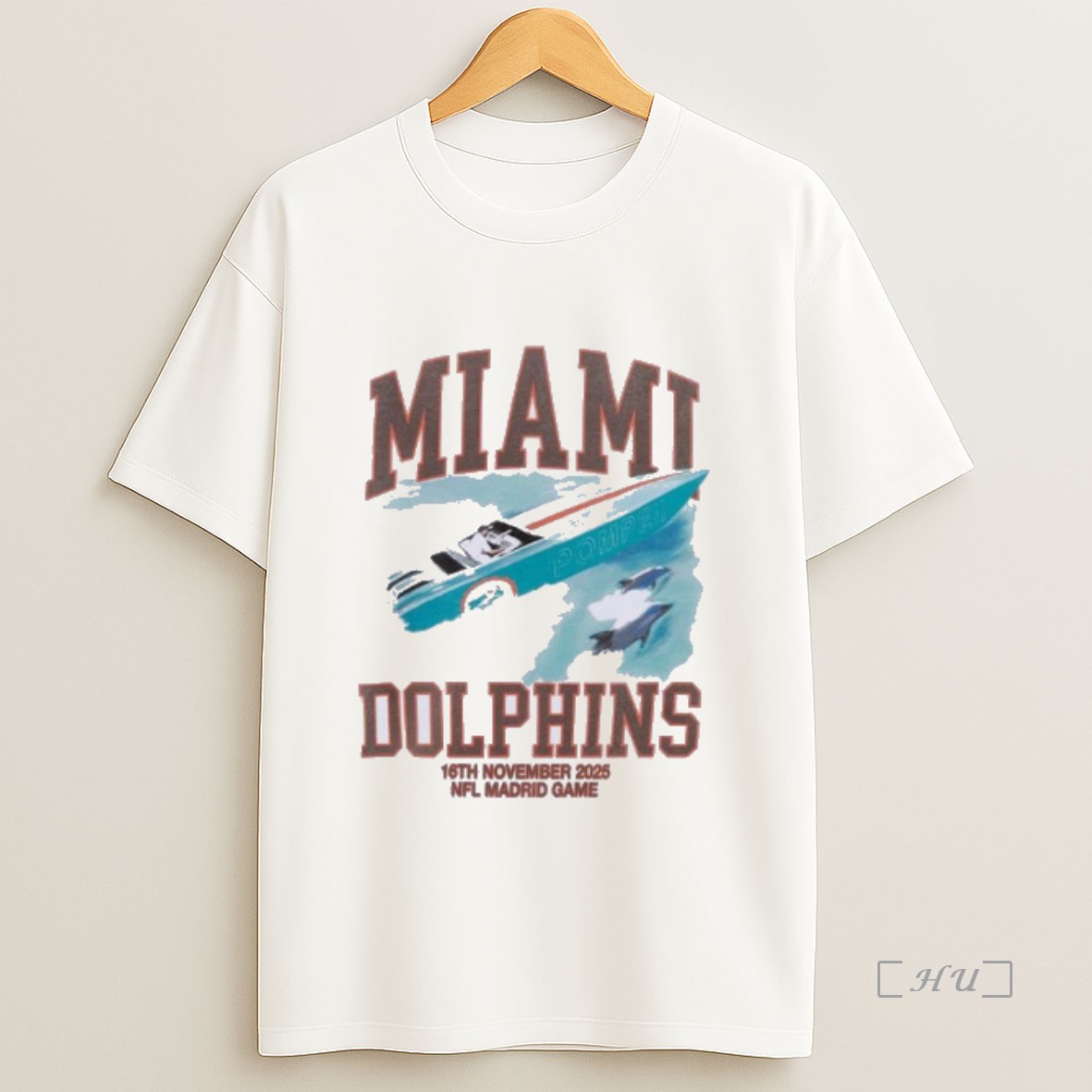 Officials Miami Dolphins Nfl Madrid Game Fins For The Win Premium Shirt Sweatshirt Tee