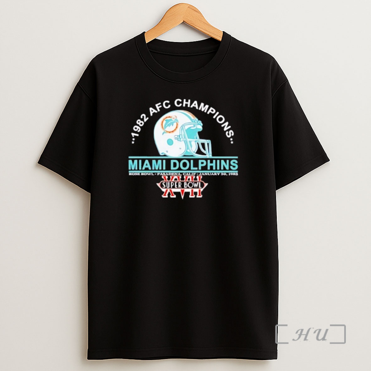 Officials Miami Dolphins Football Helmet 1992 Afc Champions Super Bowl Xvii Premium Shirt Sweatshirt Tee