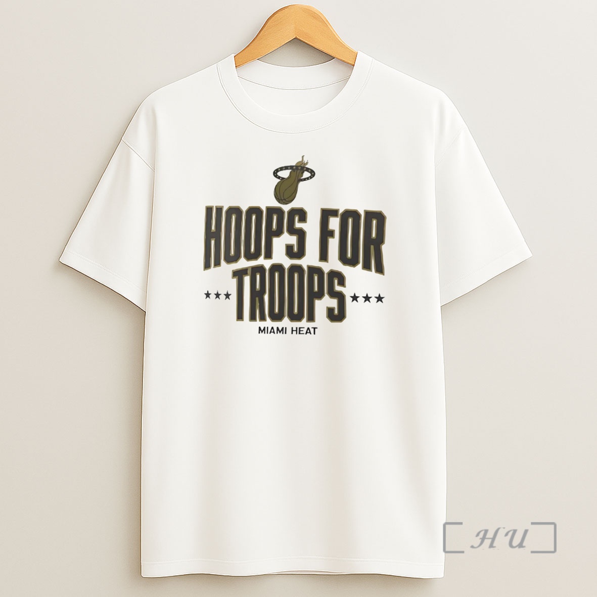 Officials Miami Heat Hoops For Troops Premium Shirt Sweatshirt Tee