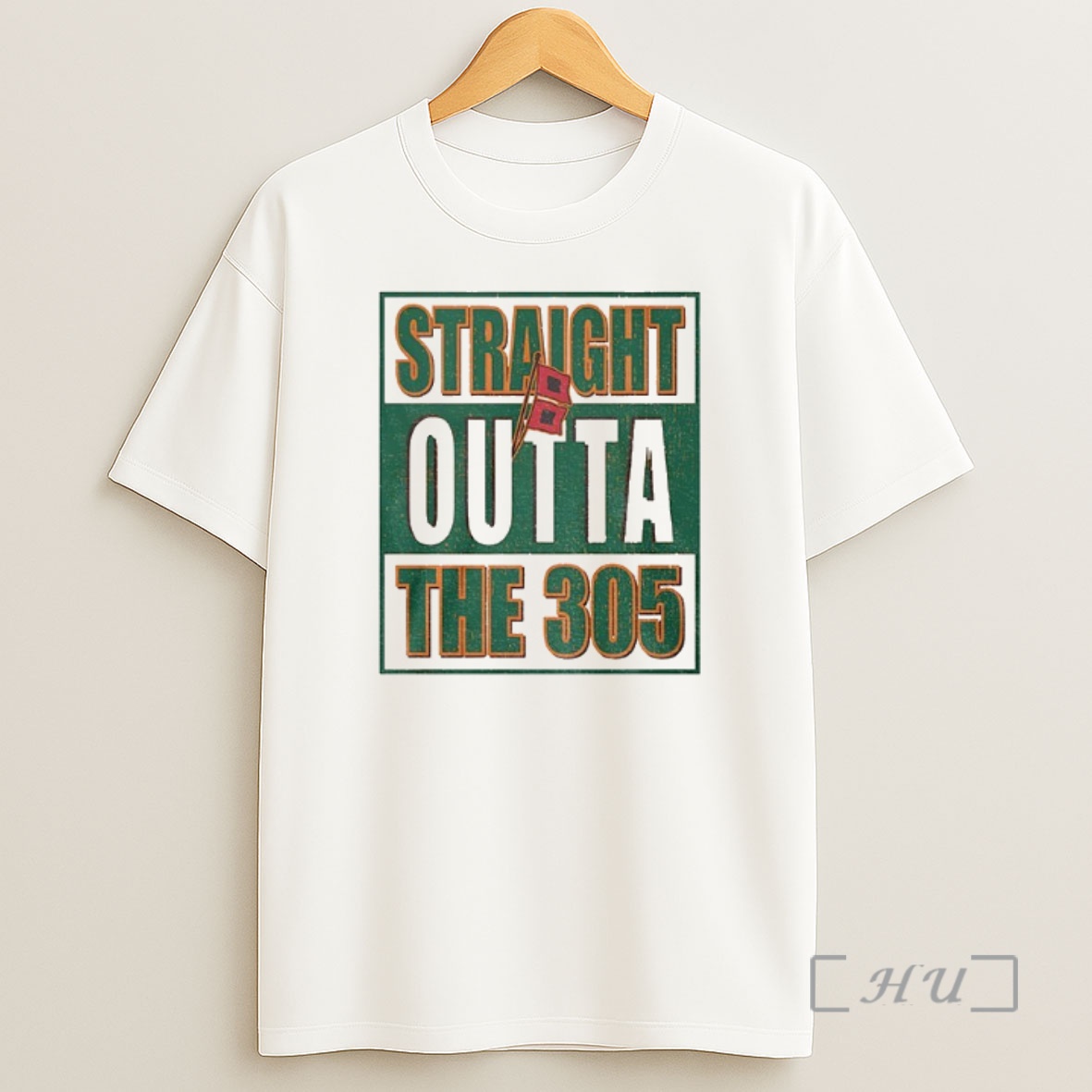 Officials Miami Hurricanes Football Straight Outta The 305 Premium Shirt Sweatshirt Tee